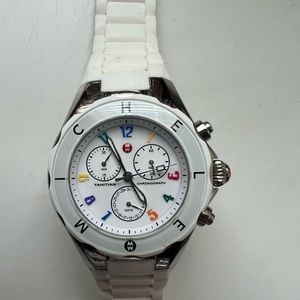 Michele white (jelly) watch